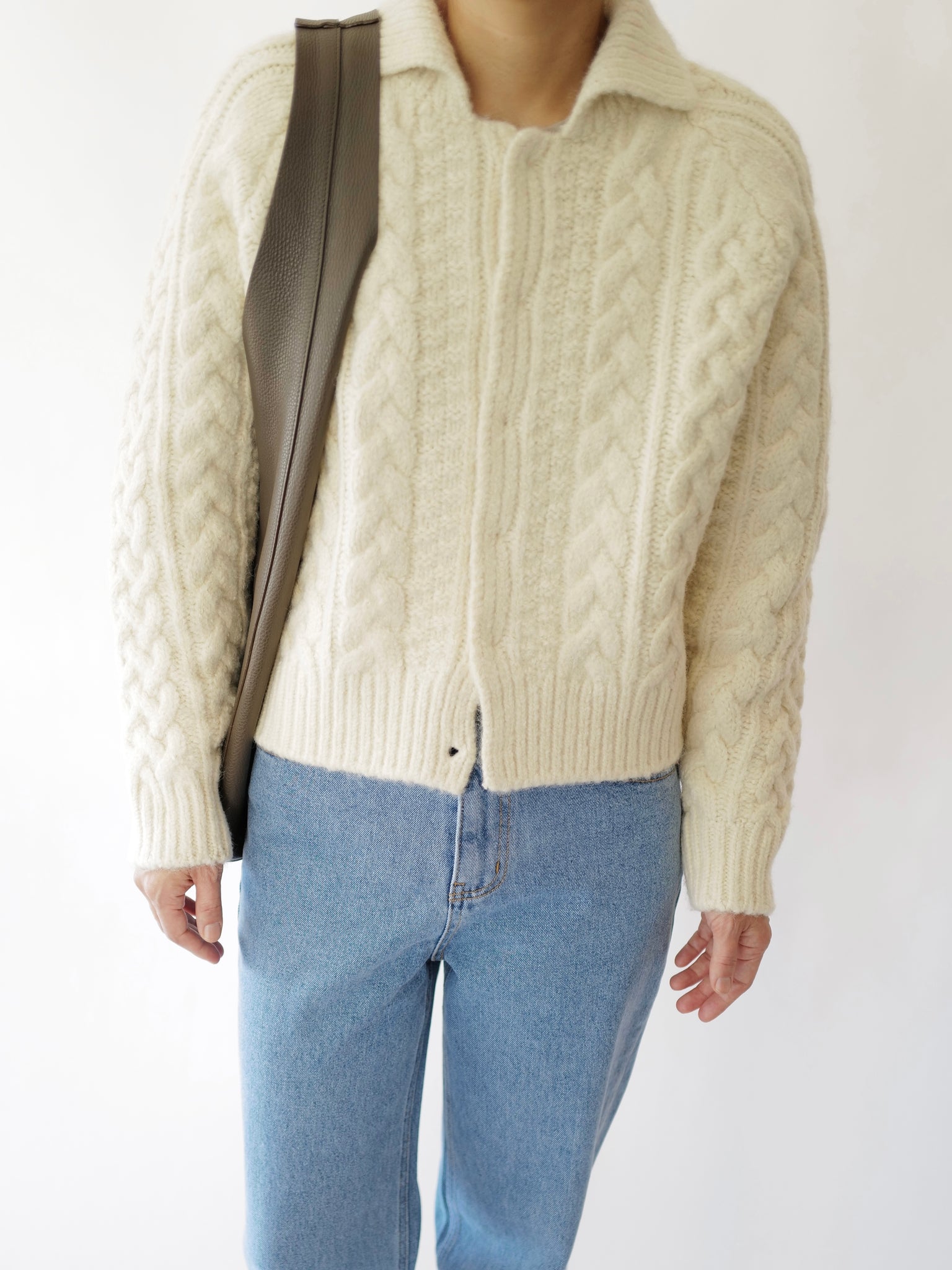 Cable Knit Chunky Cardigan
