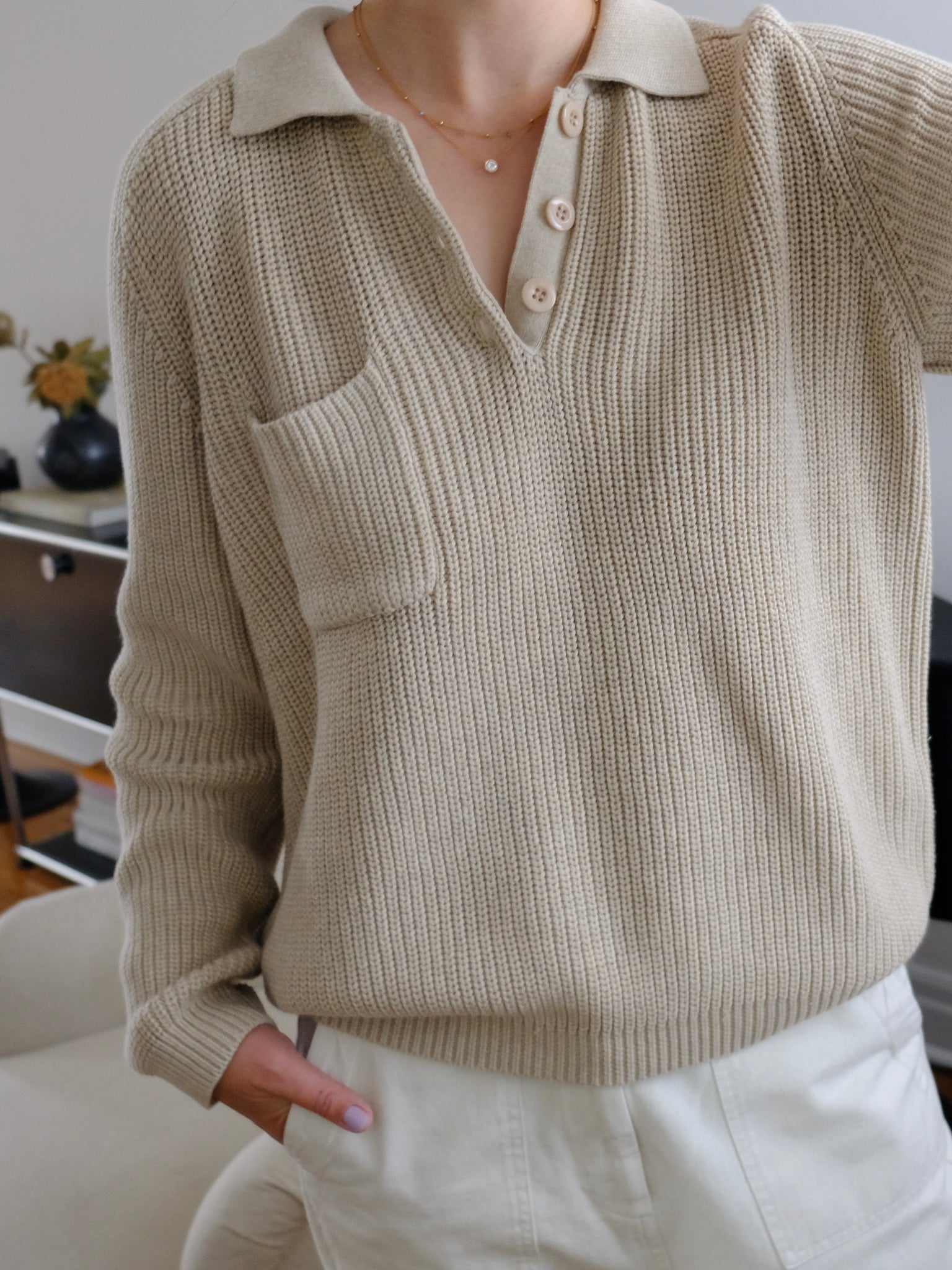 Collared Pullover Sweater