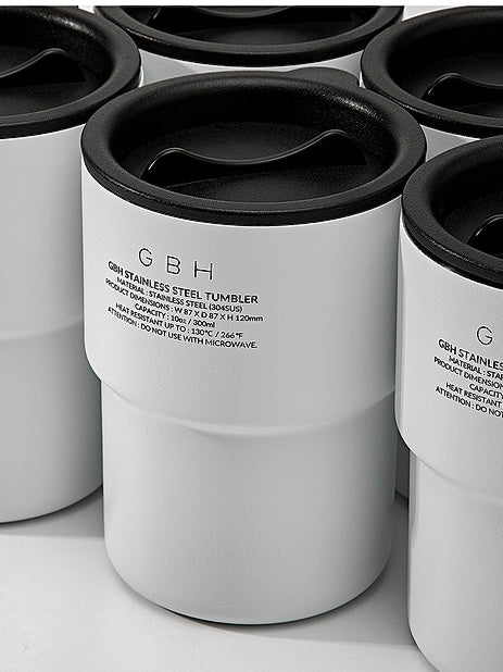 GBH Stainless Steel Tumbler - White